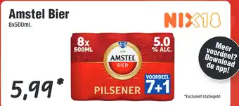 Budget Food Amstel Bier aanbieding