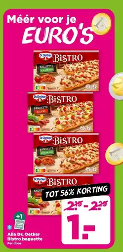PLUS Alle Dr. Oetker Bistro baguette aanbieding