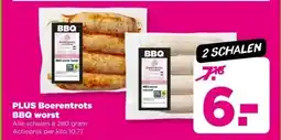 PLUS PLUS Boerentrots BBQ worst aanbieding