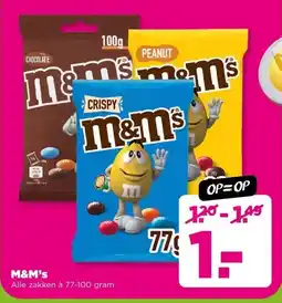 PLUS M&M's aanbieding