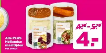 PLUS Alle PLUS Hollandse maaltijden aanbieding