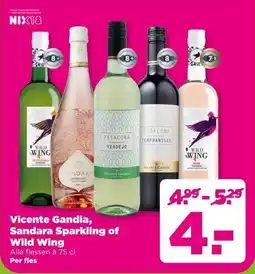 PLUS Vicente Gandia, Sandara Sparkling of Wild Wing aanbieding