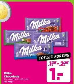 PLUS Milka Chocolade aanbieding