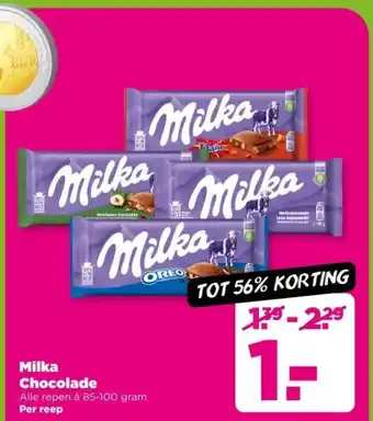 PLUS Milka Chocolade aanbieding