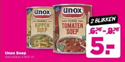 PLUS Unox Soep aanbieding