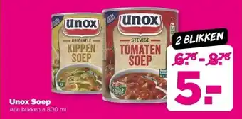 PLUS Unox Soep aanbieding