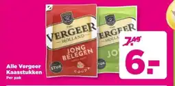 PLUS Alle Vergeer Kaasstukken aanbieding