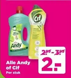 PLUS Alle Andy of Cif aanbieding