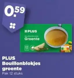 PLUS PLUS Bouillonblokjes groente aanbieding