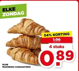 PLUS PLUS Roomboter croissant klein aanbieding