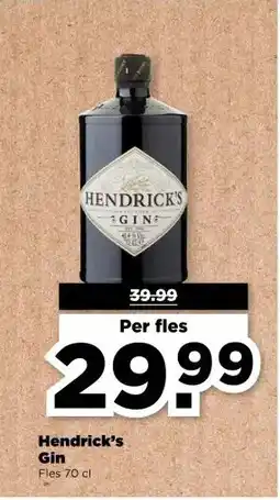 PLUS Hendrick's Gin aanbieding