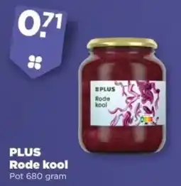 PLUS PLUS Rode kool aanbieding