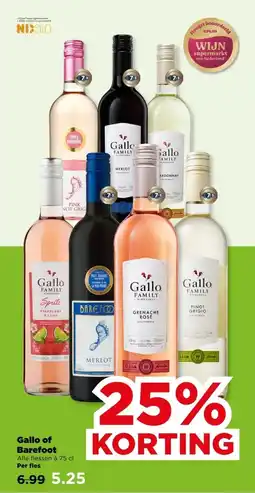 PLUS Gallo of Barefoot aanbieding