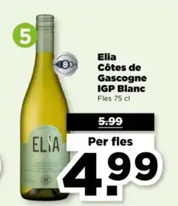 PLUS Elia Côtes de Gascogne IGP Blanc aanbieding