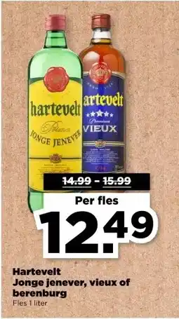 PLUS Hartevelt Jonge jenever, vieux of berenburg aanbieding
