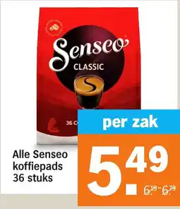Albert Heijn Alle Senseo koffiepads aanbieding