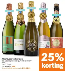 Albert Heijn Alle mousserende wijnen aanbieding