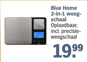 Albert Heijn Blue Home 2-in-1 weeg schaal aanbieding