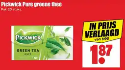 Dirk Pickwick Pure Groene Thee aanbieding