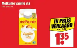 Dirk Melkunie vanille vla aanbieding