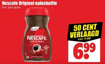 Dirk Nescafe Original oploskoffie aanbieding