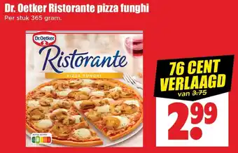 Dirk Dr. Oetker Ristorante Pizza Funghi aanbieding