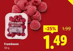 Lidl Frambozen aanbieding