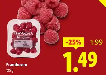 Lidl Frambozen aanbieding