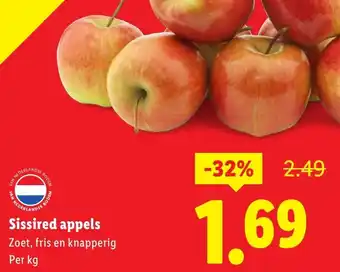 Lidl Sissired appels aanbieding