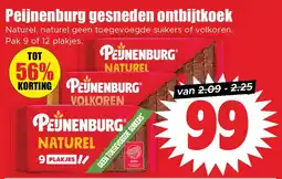 Dirk Peijnenburg gesneden ontbijtkoek aanbieding