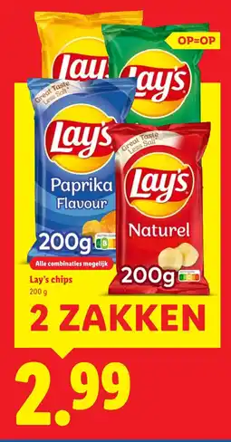 Lidl Lay's chips aanbieding