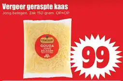 Dirk Vergeer geraspte kaas aanbieding