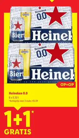 Lidl Heineken 0.0 aanbieding
