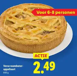 Lidl Verse roomboter appeltaart aanbieding