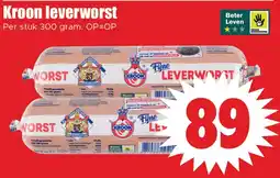 Dirk Kroon Leverworst aanbieding