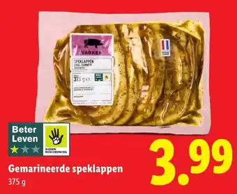 Lidl Gemarineerde speklappen aanbieding