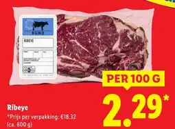 Lidl Ribeye aanbieding