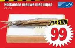 Dirk Hollandse nieuwe met uitjes aanbieding