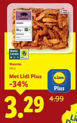 Lidl Shoarma aanbieding
