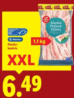 Lidl Alaska koolvis XXL aanbieding