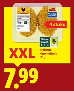 Lidl Krokante kipschnitzels XXL aanbieding