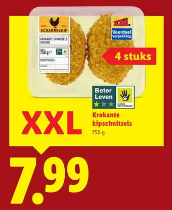 Lidl Krokante kipschnitzels XXL aanbieding