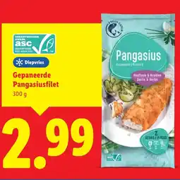 Lidl Gepaneerde Pangasiusfilet aanbieding