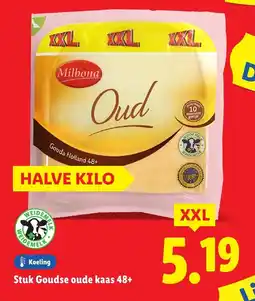 Lidl Stuk Goudse oude kaas 48+ XXL aanbieding
