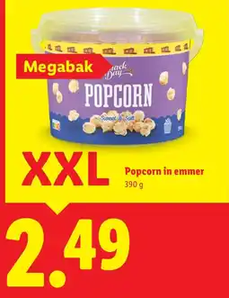 Lidl Popcorn in emmer XXL aanbieding