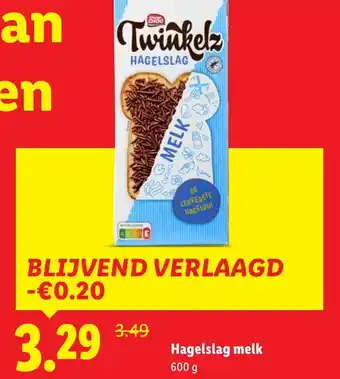 Lidl Hagelslag melk aanbieding