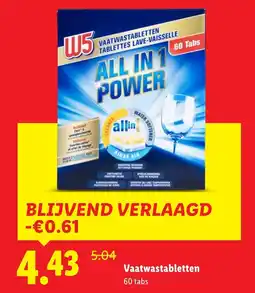 Lidl Vaatwastabletten aanbieding
