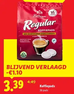 Lidl Koffiepads aanbieding