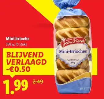 Lidl Mini brioche aanbieding