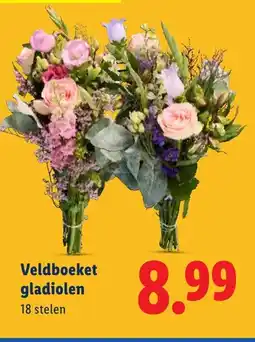 Lidl Veldboeket gladiolen aanbieding